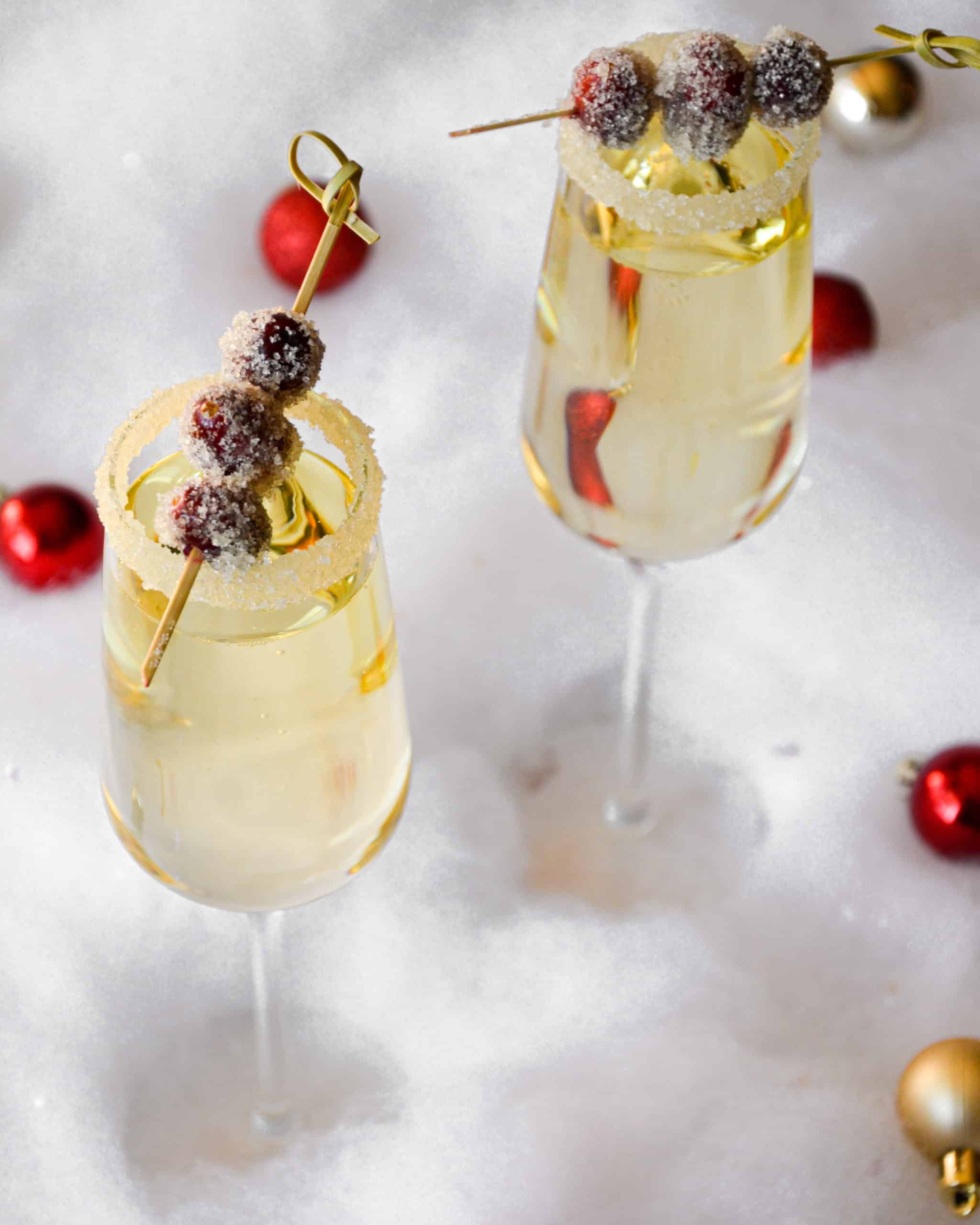 Holiday Elderflower Prosecco Cocktail | Elise Tries to Cook