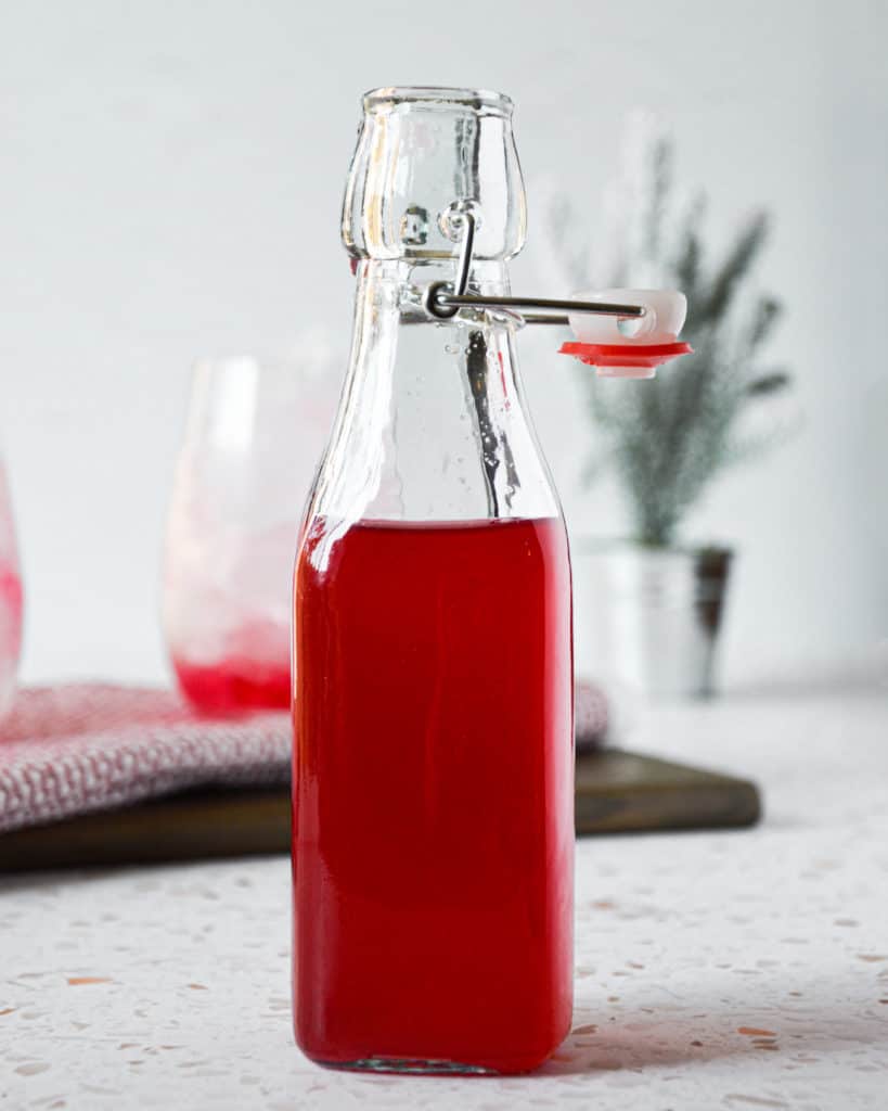 Homemade All-Natural Spiced Cranberry Soda
