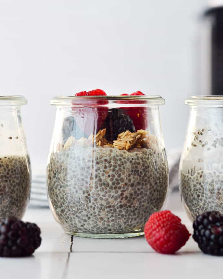 Basic 3 Ingredient Chia Pudding 