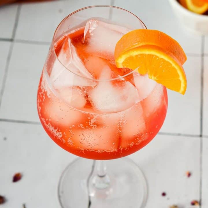 Sparkling Rosé Aperol Spritz | Elise Tries to Cook