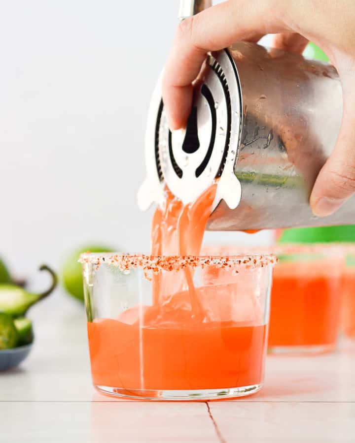 Spicy Carrot Juice Mezcal Margaritas | Elise Tries to Cook