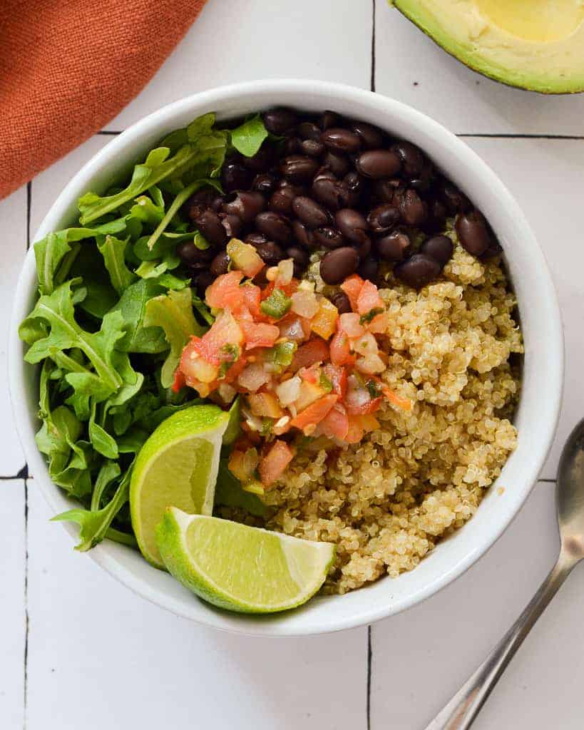 Simple Mexican Quinoa Bowls - This Savory Vegan