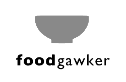 the food gawker logo of a bowl above food gawker text