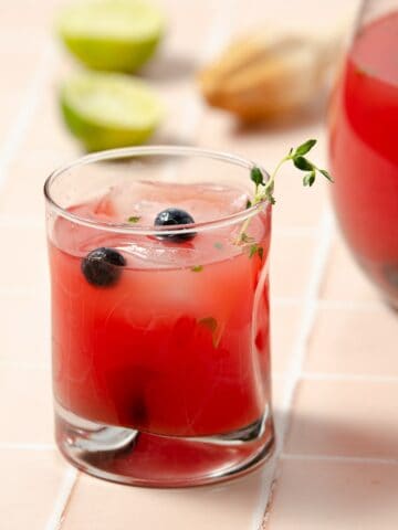 Watermelon Blueberry Vodka Smash