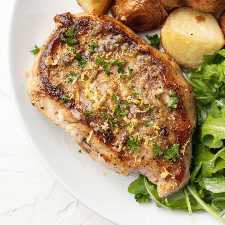 Lemon Pepper Pork Chops - Elise Tries To Cook