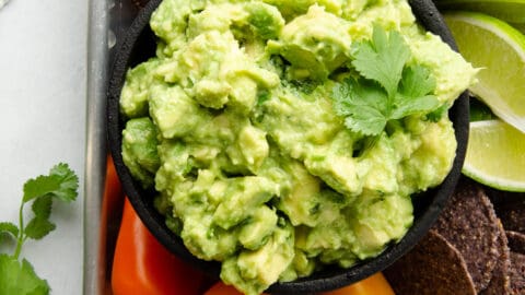 4 Ingredient Guacamole Recipe - Katie's Cucina