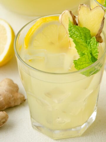 mint ginger lemonade