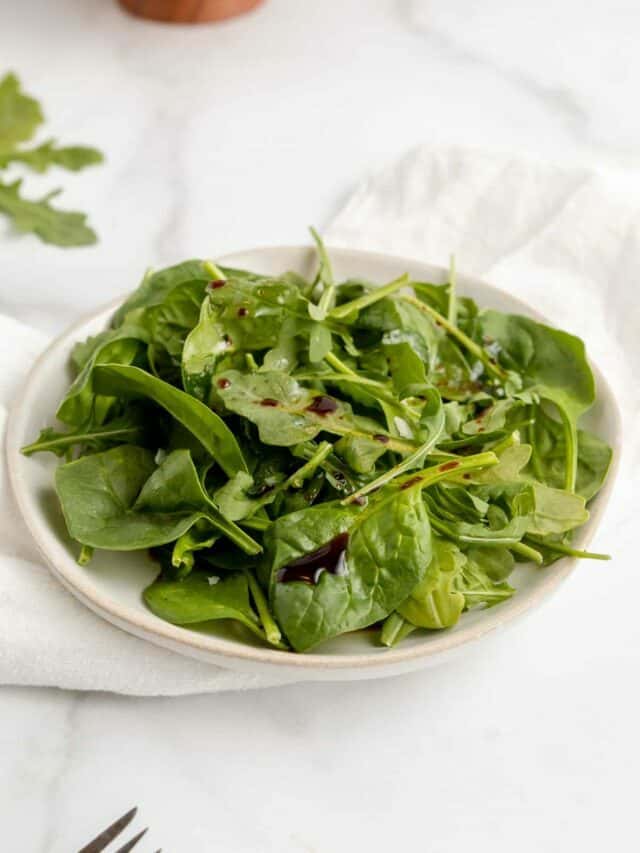 Arugula and Spinach Salad