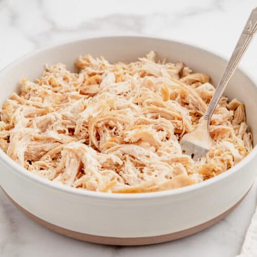 Easy Dutch Oven Shredded Chicken - Elise Tries To Cook