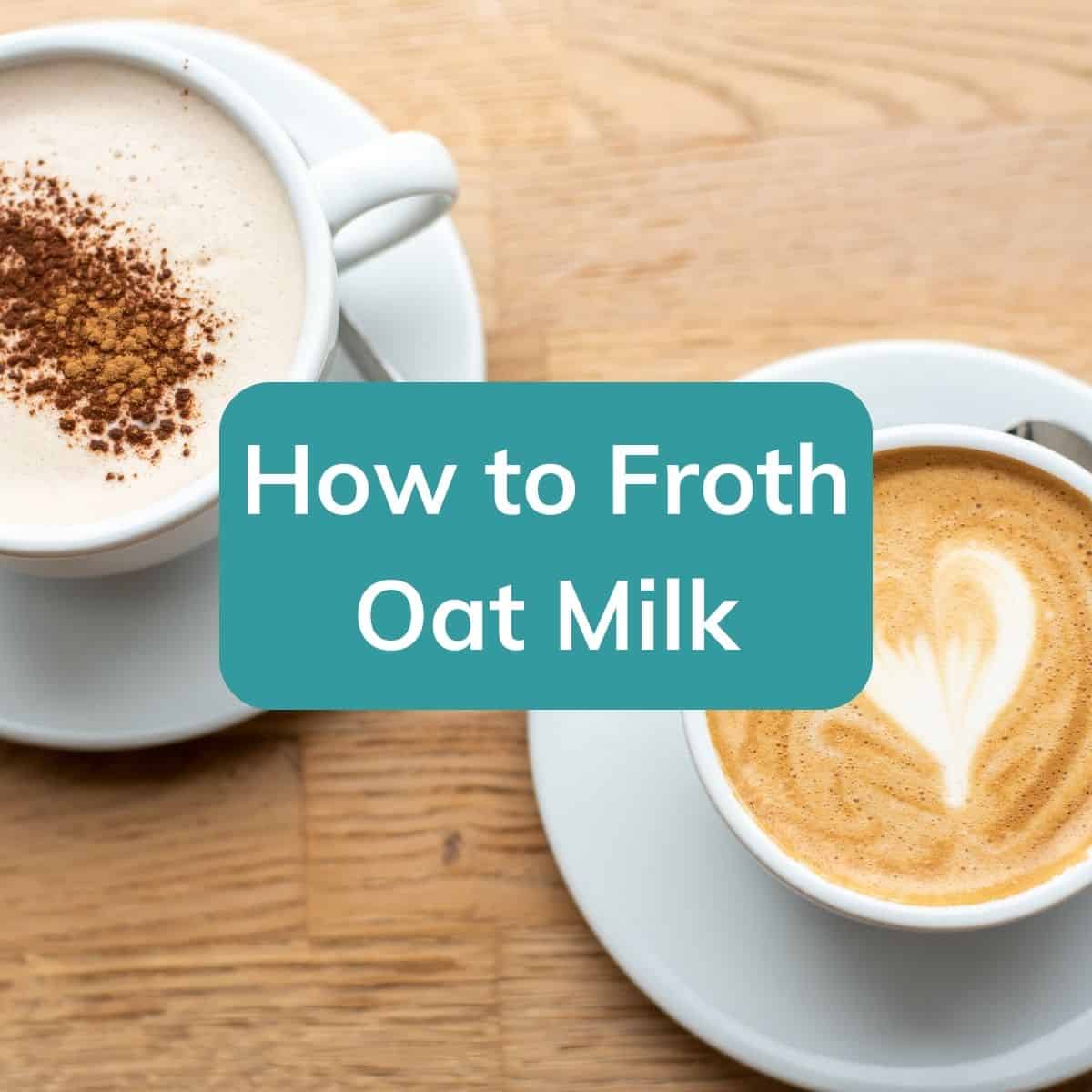 How to Froth Oat Milk (8 Ways) - Elise Tries To Cook
