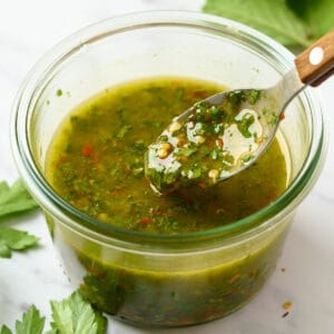 Spicy chimichurri featured image.